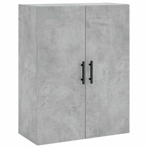 vidaXL betonszürke fali szekrény 69, 5x34x90 cm kép
