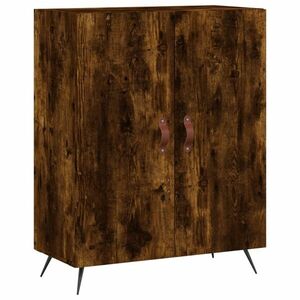 vidaXL füstös tölgyszínű szerelt fa tálalószekrény 69, 5 x 34 x 90 cm kép