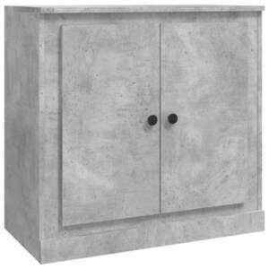 vidaXL betonszürke szerelt fa tálalószekrény 70x35, 5x67, 5 cm kép