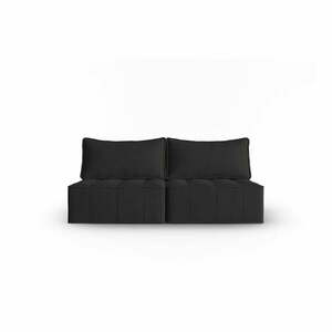 Fekete kanapé 160 cm Mike – Micadoni Home kép