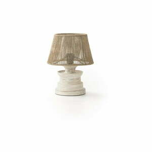 Fehér-natúr színű asztali lámpa (magasság 30 cm) – Geese kép