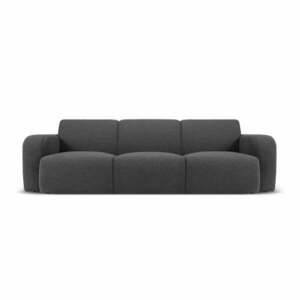 Sötétszürke buklé kanapé 235 cm Molino – Micadoni Home kép