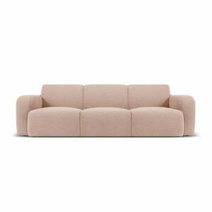 Rózsaszín buklé kanapé 235 cm Molino – Micadoni Home kép