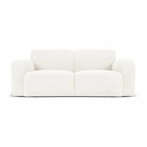 Fehér buklé kanapé 170 cm Molino – Micadoni Home kép