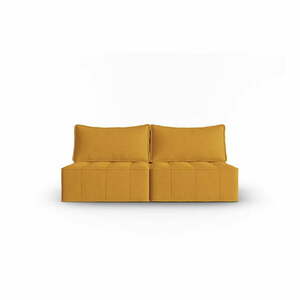 Sárga kanapé 160 cm Mike – Micadoni Home kép