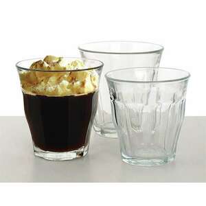 Kávéspohár, üveg, 6db-os szett, 24cl, "Retro" kép