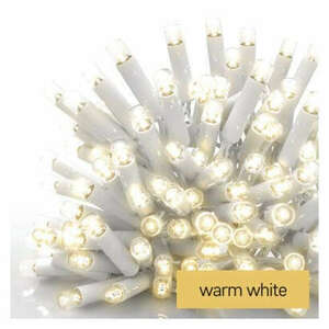 Profi LED sorolható füzér, fehér, 5 m, kültéri és beltéri, meleg fehér kép