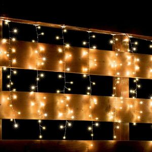 Kültéri/beltéri szabályozható fényfüggöny, 300 micro LED kép