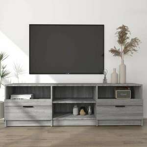 vidaXL szürke sonoma színű szerelt fa TV-szekrény 150 x 33, 5 x 45 cm kép