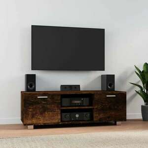 vidaXL füstös tölgy színű szerelt fa TV-szekrény 120 x 40, 5 x 35 cm kép
