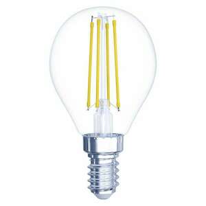 LED izzó Filament Mini Globe / E14 / 6 W (60 W) / 810 lm / meleg fehér kép