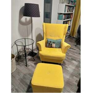 Füles fotel, sárga/wenge, RUFINO 2 NEW kép