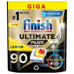 Finish Ultimate Plus All in 1 Lemon Mosogatógép kapszula 90db kép