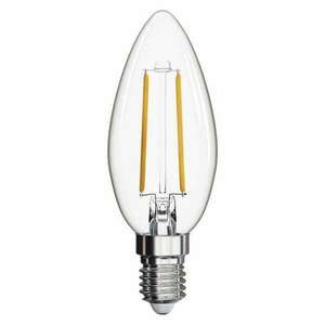 LED izzó Filament gyertya / E14 / 1, 8 W (25 W) / 250 lm / termész... kép