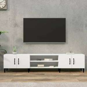 vidaXL fehér szerelt fa TV-szekrény 180 x 31, 5 x 40 cm kép