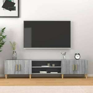 vidaXL szürke sonoma színű szerelt fa TV-szekrény 180 x 31, 5 x 40 cm kép