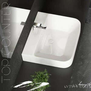Sanovit - Top Counter pultra ültethető porcelán mosdó - ALLEERA -... kép
