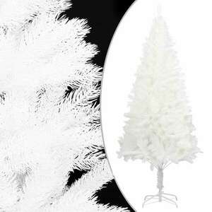 Fehér műkarácsonyfa led-ekkel és gömbszettel 180 cm kép