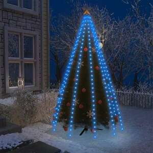 Karácsonyfa-fényfüzér 250 kék led-del 250 cm kép