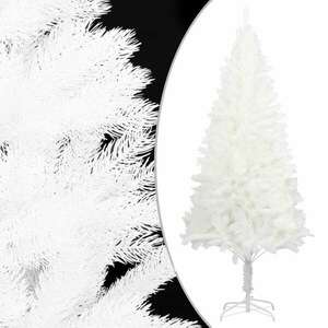 vidaXL fehér műkarácsonyfa LED-ekkel és gömbszettel 210 cm kép