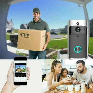 SmartHome vezeték nélküli akkumulátoros videótelefon kép