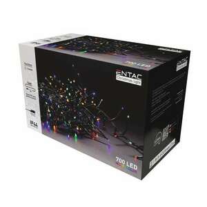Entac Christmas IP44 700 LED fényfüzér Multicolor 14m (ECL-M700MC) kép