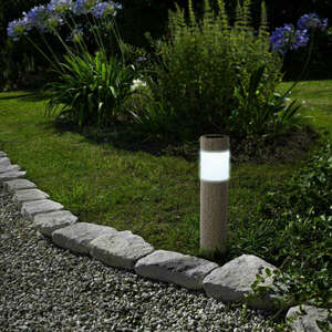 LED-es szolár lámpa - kőmintás - műanyag 11265 kép