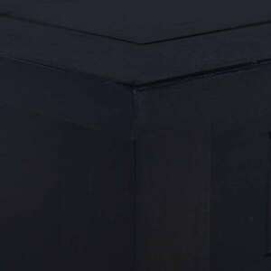 Világos feketekávé színű mahagónifa dohányzóasztal 68x68x30 cm kép