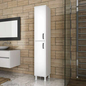 M11100 Fürdőszobai magas szekrény fehér kép