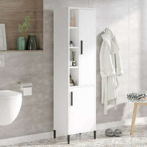VI2-W Fürdőszobai magas szekrény fehér kép