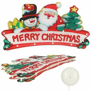 LED karácsonyi függőlámpák Merry Christmas dekoráció 45cm kép