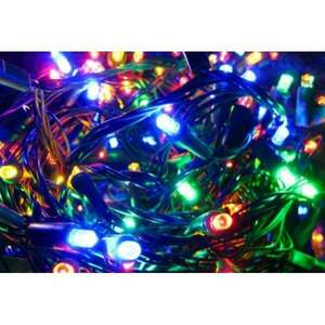 200LED karácsonyfa izzósor, fényfüzér, 12m, Színes kép