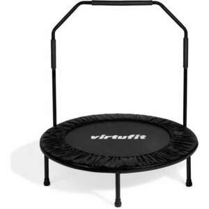 VirtuFit Összecsukható fitnesz trambulin kapaszkodóval - fekete -... kép