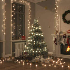 LED karácsonyi fényfüzér, villogó, 8 m, kültéri és beltéri, meleg... kép