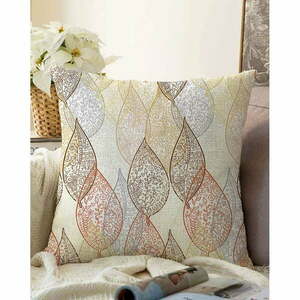 Oriental Leaf pamut keverék párnahuzat, 55 x 55 cm - Minimalist Cushion Covers kép