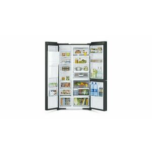 HITACHI MX700GVRU0.GBK Side-by-Side hűtőszekrény, 3 ajtós, 569l, v... kép