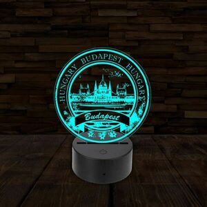 3D LED lámpa - Parlament kép