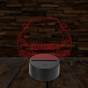3D LED lámpa - Sportautó kép