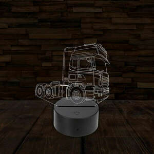 3D LED lámpa - Kamion kép