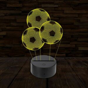3D LED lámpa - Focilabdák kép