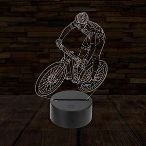 3D LED lámpa - Kerékpár kép