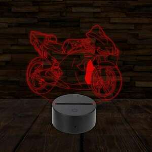 3D LED lámpa - Speed motor kép