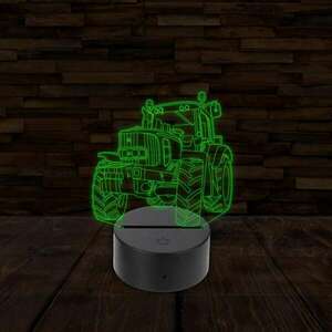 3D LED lámpa - Traktor kép