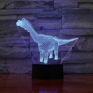 3D LED lámpa - Brachiosaurus kép