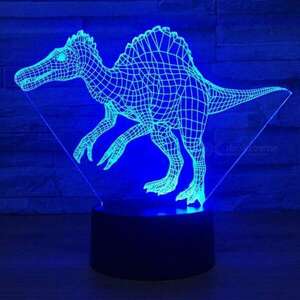 3D LED lámpa - Spinosaurus kép