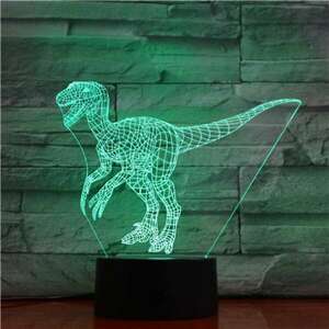 3D LED lámpa - Raptor kép
