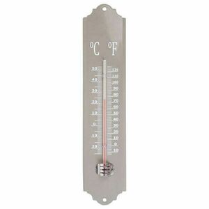 Fém hőmérő, szürke kép