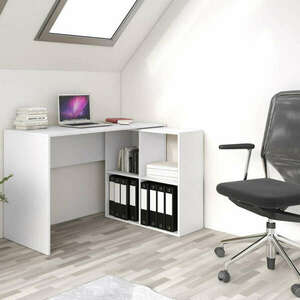 Drohmo Plus 2X2 polcos íróasztal, fehér kép
