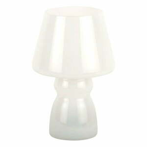 Fehér LED asztali lámpa üveg búrával (magasság 25, 5 cm) Classic – Leitmotiv kép