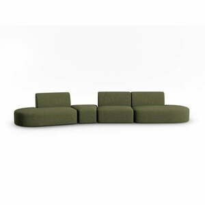 Zöld kanapé 412 cm Shane – Micadoni Home kép